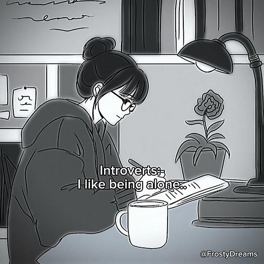 No one understands the Ambivert Personality 🖤🤍 #shorts #animation