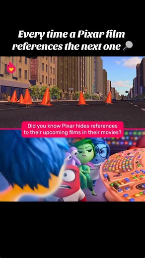 @buzzingforfilm on Instagram: "Which one is your favorite? Pixar’s movies are full of hidden Easter eggs and references to each other, creating a shared universe full of surprises! From the A113 code popping up in almost every film, to subtle nods like Pizza Planet trucks, it’s clear that Pixar loves connecting their stories. You might spot a character from Monsters, Inc. in the background of Finding Nemo or notice the familiar face of a certain yellow car in Toy Story 4. It’s like one big anima