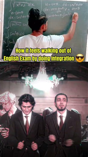 Bro Did Integrals in an English Exam 😭 #shorts #memes #calculus #exam