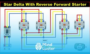 Mind Luster - Learn Star Delta With Reverse Forward Motor Starter Wiring Star Delta Starter