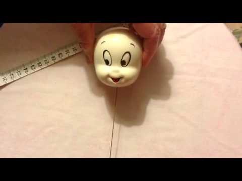 Casper The Friendly Ghost Talk Up Head Doll
