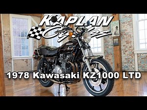 1978 KAWASAKI KZ1000 LTD A MINT ORIGINAL SURVIVOR