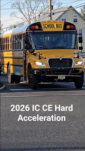 2026 IC CE Hard Acceleration #diesel #icbus #acceleration #schoolbus #bus