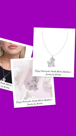 Meet your new playful go-to: (Copy) Particular Poodle White Necklace - Jewelry by Bretta - $8!!! Cute, quirky, and impossible to ignore 🐩✨ Get it before it’s gone — this one’s flying off the shelves!!! - Ready to shop? Check out the link in our bio! #jewelry #accessories #fashion #PoodleNecklace #BrettaJewelry