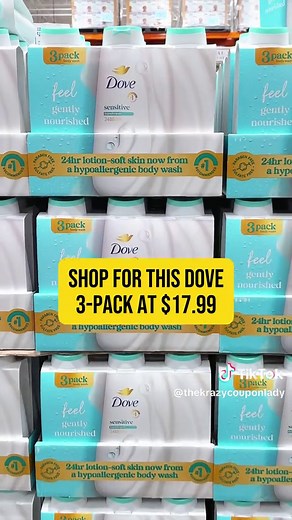Earn 3,750 Points on Dove Body Wash at Costco!