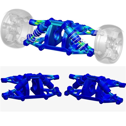 FEA Suspension System SolidWorks Simulation