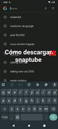 cómo descargar snaptube en Google