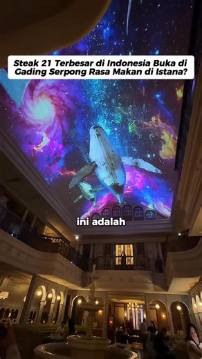 DANIEL DWI PUTRA on Instagram: "[SAVE DULU LANGSUNG COBAIN WEEKEND INI] Ini adalah Steak 21 TERBESAR dan TERLENGKAP di Indonesia yang baru buka di Gading Serpong. - Light Show Experience yang keren luar biasa. - VIP Room no minimum charge yang ada karaoke + ARCADE GAME - VIP Room no minimum charge dengan projector screen 360 derajat - dan masih banyak lainnya #kuliner #viral #mukbang #steak21 #gadingserpong rekomendasi restoran gading serpong"