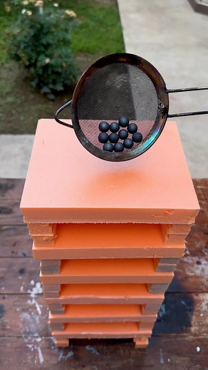 234K views · 2.8K reactions | Hot Metal Balls vs Layers of Styrofoam #satisfying #viral #asmr | Red Hot Ball Experiments | Facebook