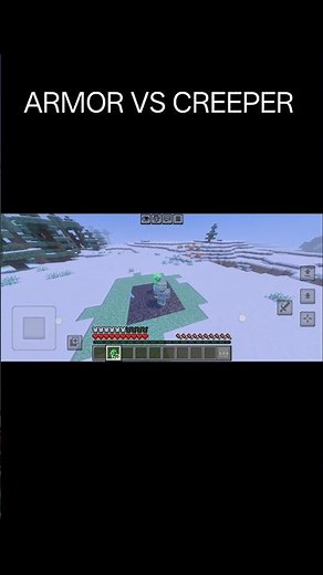 Armor vs creeper 😱😱 #mrbeast