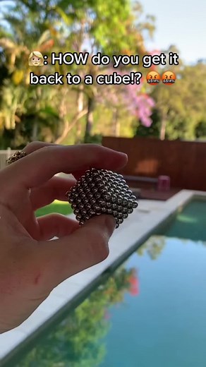 Easiest Way to Make a Cube with Magnetic Balls