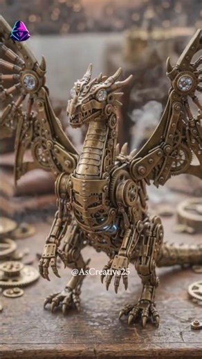 This Mechanical Dragon Comes to Life 🔥🤯 | AI Clockwork Toy