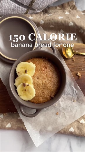 Single Serve 150 Calorie Banana Bread Recipe