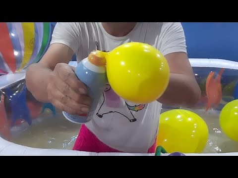 How to Put Shaving Cream in Balloons for Messy Fun