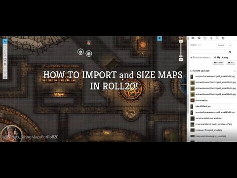 How to Import & Size Morvold Press Maps in Roll20!