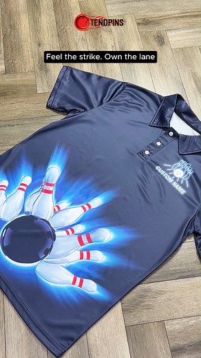 The ball’s rolling, the pins are falling, and you’re looking amazing doing it 💪🎳 #custombowlingshirts #bowlingshirts #custombowlingpolo #tendpins | Tendpins