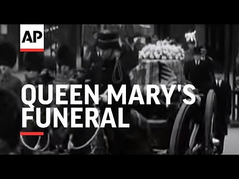 QUEEN MARY'S FUNERAL - 1953