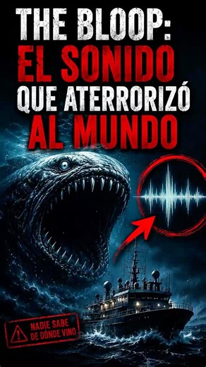 THE BLOOP: El sonido que aterrorizó al mundo 🌊😨