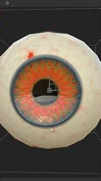 Eyeball texturing in substance painter! #shorts #ytshorts #animation