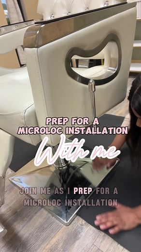 Preparing for a two-day microloc installation: a sneak peek behind the scenes! 🌟 As a master loctician, meticulous preparation is key to ensuring a seamless and successful microloc installation. Today, I’m sharing a glimpse into my prep routine as I gear up for a two-day installation. Trust me, being prepared not only streamlines the process but also sets the stage for a stress-free experience for both me and my client. First things first, setting up my station is crucial. From ensuring all my 