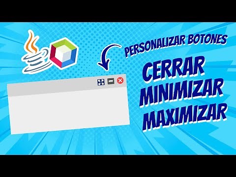 😱 Botones CERRAR, MINIMIZAR y MAXIMIZAR Personalizados | Java + Apache NetBeans 💻#java