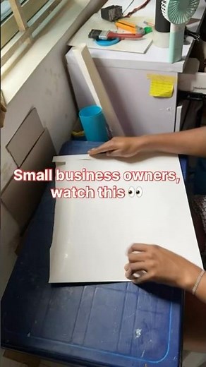 Turning plain paper into a beautiful custom paper bag ✨Handmade packaging perfect for small business