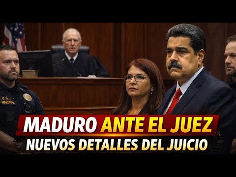 🚨Nuevos detalles del juicio de Nicolás Maduro: comparece con Cilia Flores ante el Juez en la Corte.