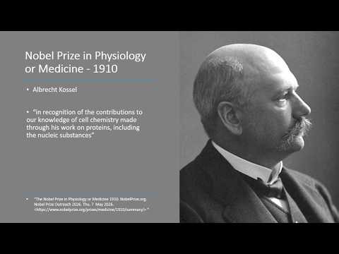 1910 Nobel Prize in Medicine in General