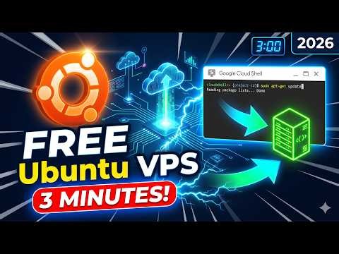 Create a FREE Ubuntu VPS in Just 3 Minutes (No Credit Card Needed) | Google Cloud Shell 2026 🚀