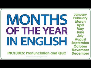 Learn the Months of the Year