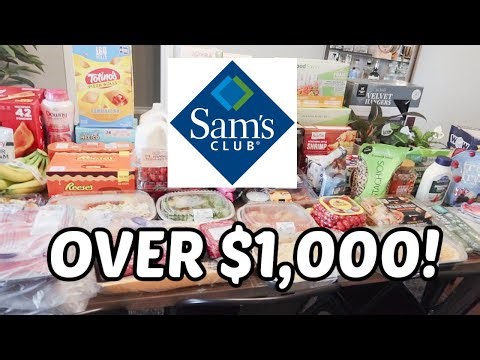 Massive Sam's Club Haul with Prices