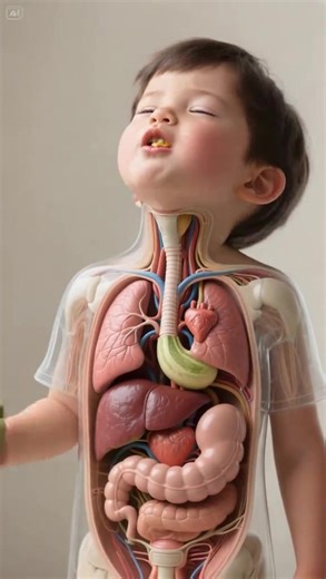 OMG what happens to internal organs 😱😱😱 #3D #anatomy #digestivesystem #sideeffects #viral | Humanfacts3d