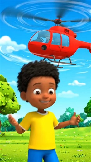 Airplane ✈️ & Helicopter 🚁 Song | Kids Learning Vehicles Song | Fun Cartoon Rhyme #nurseryrhymes