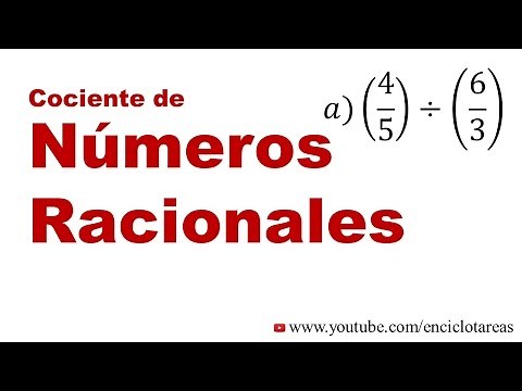 Cociente de Números Racionales