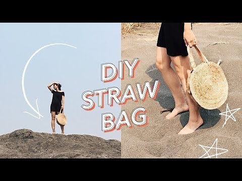 HOW TO MAKE A STRAW BAG | WITHWENDY