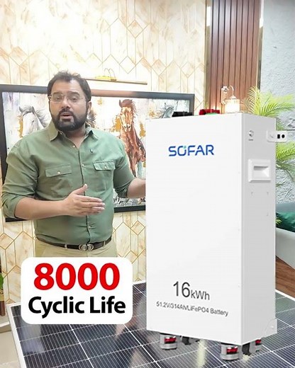 Sofar 16KW Lithium Ion Battery | 314Ah | 8000 Cycles