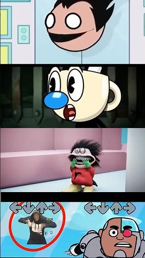 Look a Birdie! Otamatone Vesion vs 61/67 meme vs Cuphead FNF Mods #fnf #fridaynightfunkin #shorts