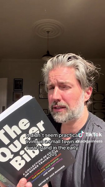 Reading from the paperback of my book The Queer Bible - essays by my queer heroes on theirs! Feat Elton, Mae Martin, Graham Norton, Munroe Beegdorf and more! #booktok #queerbooktok #queerhistory #lgbqt