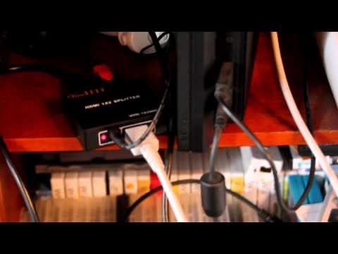 How to hook up HDMI Splitter bypass HDCP, PS3, WII U, Elgato game capture HD