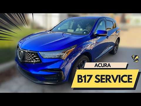 B17 Service: From a former Acura Tech!