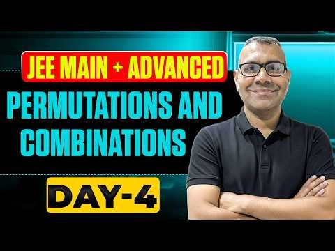 Permutation & Combination Made EASY 😍 | JEE LIVE 2026 ⚡| Complete Concept + PYQs | JEE LIVE