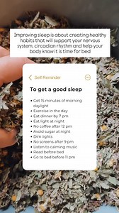 76K views · 100 reactions | Improving sleep is about creating healthy...