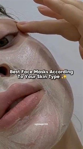 Best Face Mask According To Your Skin Type✨🎀#skincare #selfcare #glowup #facemask #viral #shorts
