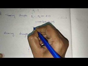 Riveted Joint Problem-8 ll A Single Riveted Lap Joint Model ll Design of machine elements problems l
