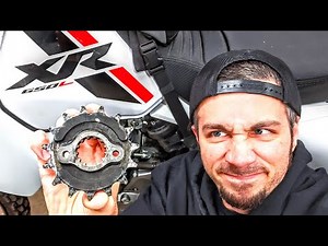 New Honda XR650L Has Some BIG Problems | Front Sprocket, Valves & Aftermarket Tank Swap
