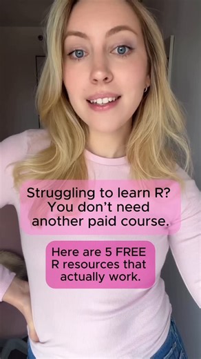 Kertu Tenso, PhD on Instagram: "1️⃣ “R for Data Science” by Wickham et al. is widely recommended across stats forums as one of the best books to learn hands on R programming. The is available online for free at www.r4ds.hadley.nz 2️⃣ HarvardX Data Science R Basics is free to audit assumes no prior knowledge and teaches you foundational programming concepts and operations (it doesn’t get into statistical modeling yet). 3️⃣ “An Introduction to Statistical Learning with Applications in R” by James