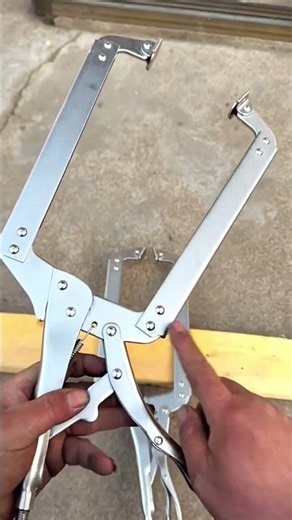 🛠🔩 Industrial C-Type Locking Pliers & Deep-Reach Clamp — Never Slips, Never Fails!