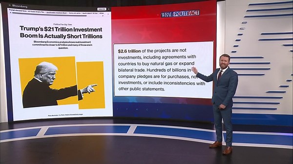 Fact check: Trump says the US secured $18 trillion in investments