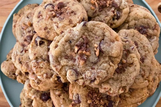 Heath Bar Cookies With the Perfect Chewy Crunch