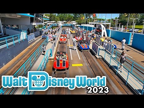 Tomorrowland Speedway 2023 - Magic Kingdom Rides [4K POV]